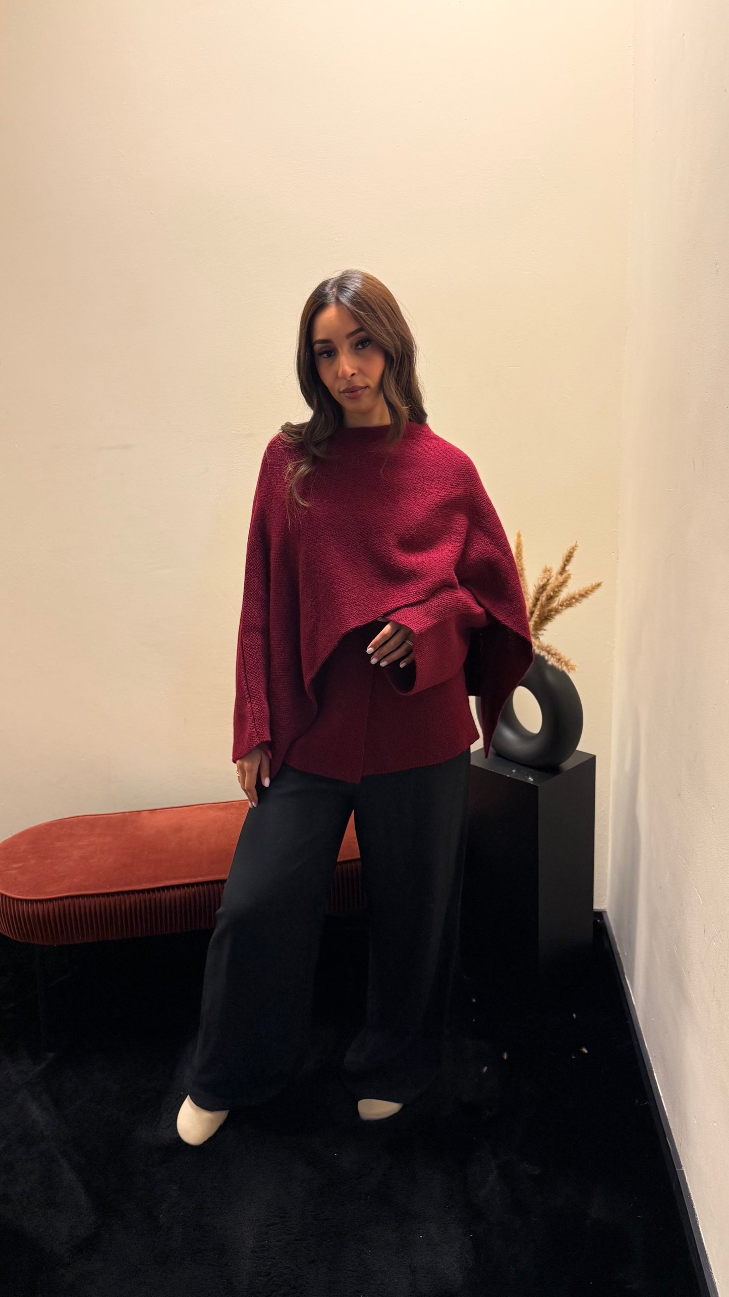 Elissa pullover Wine
