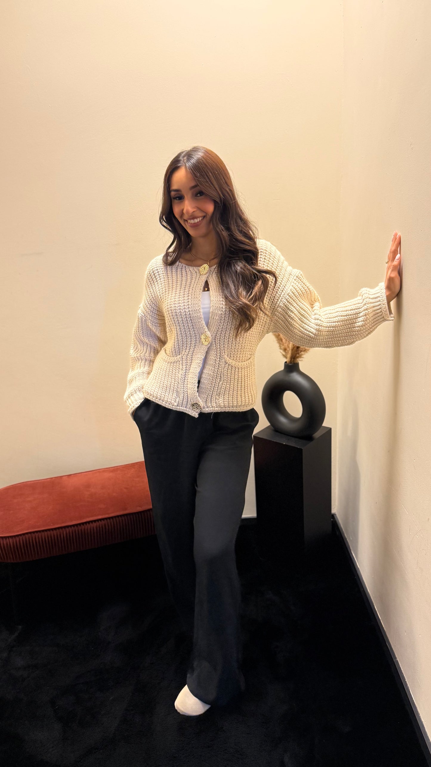 Houda top Beige