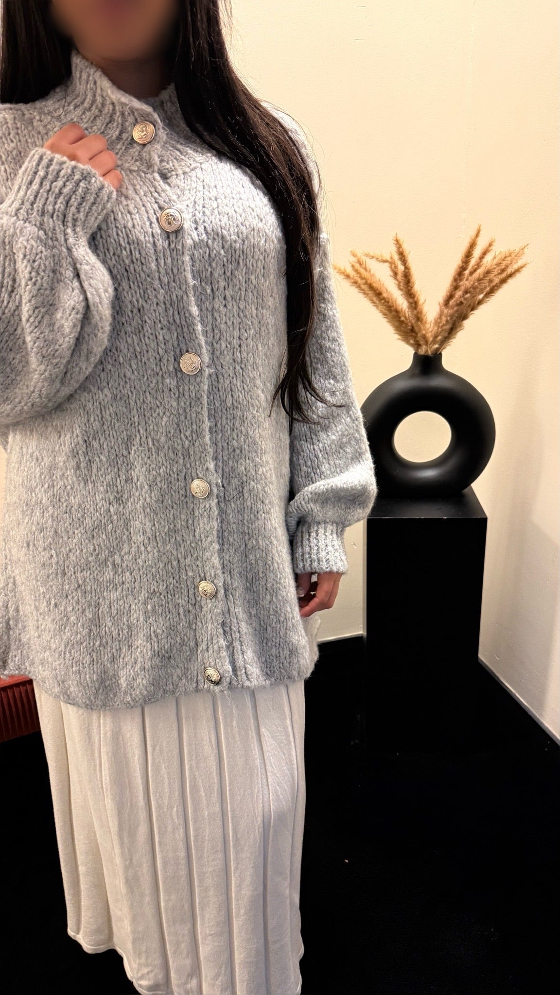 Zoë sweater light Gray