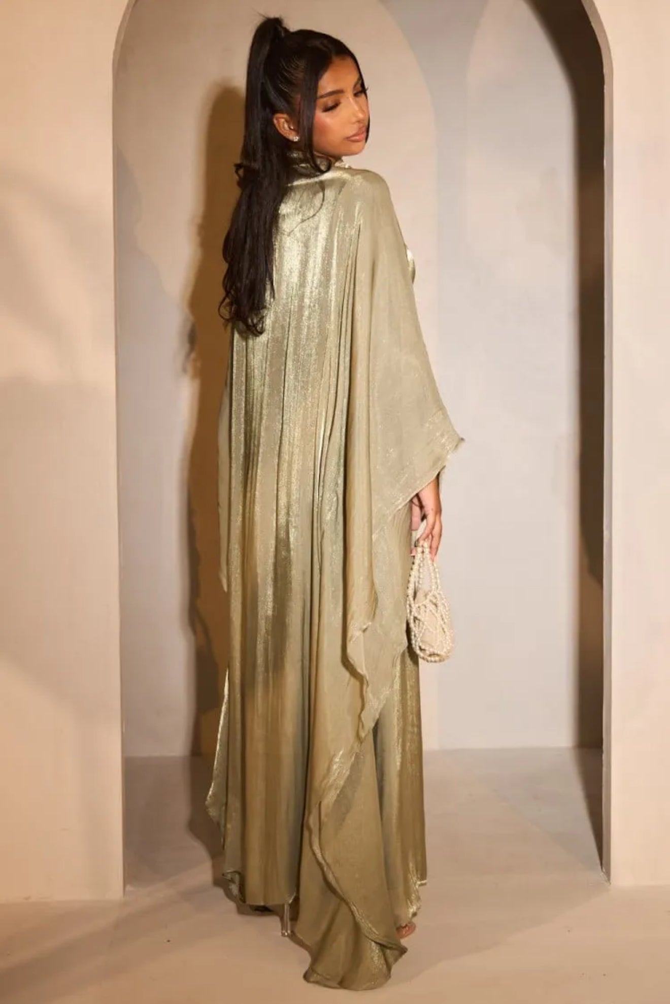 Medina dress dark Beige