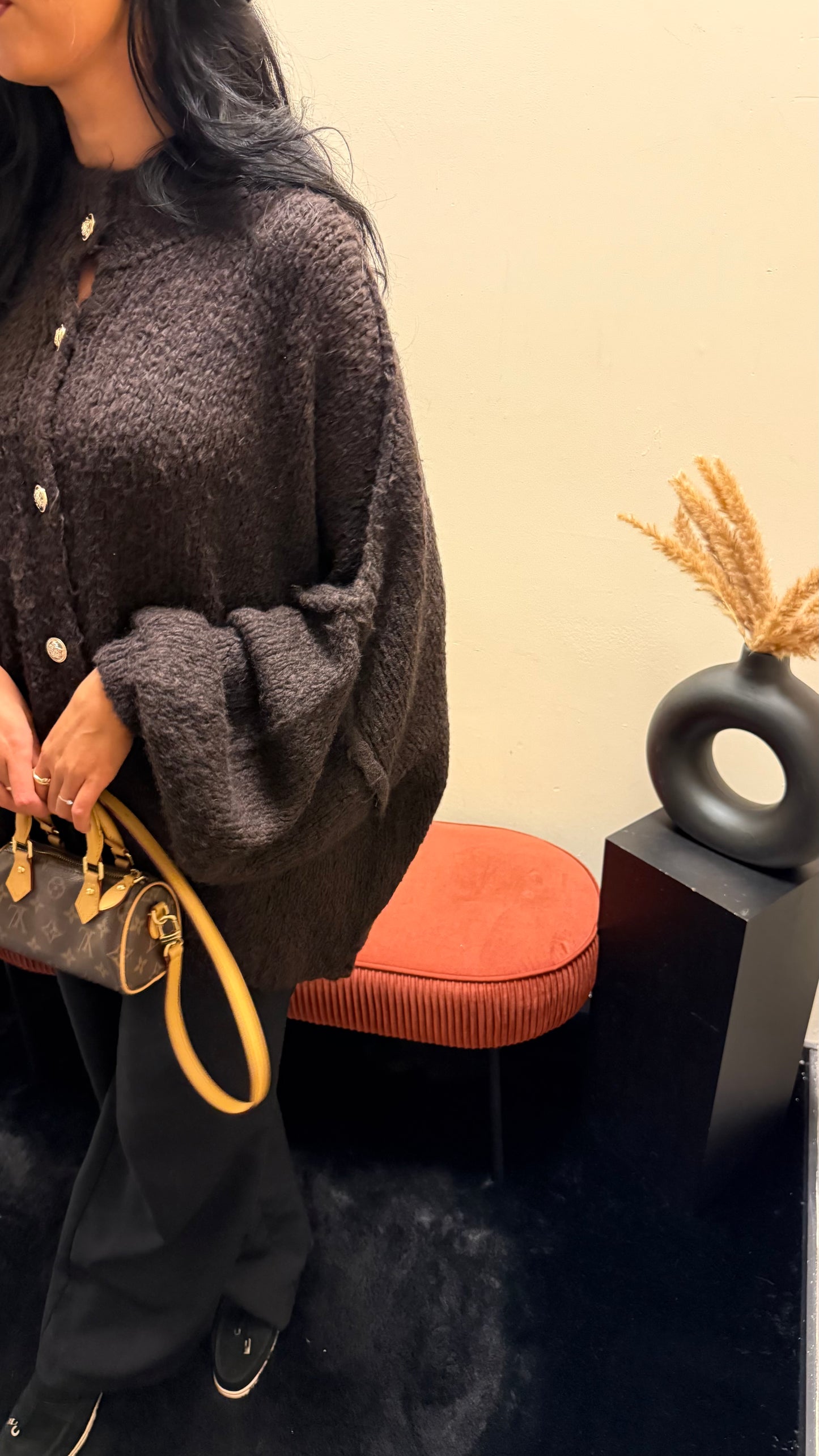 Zoë sweater Deep brown