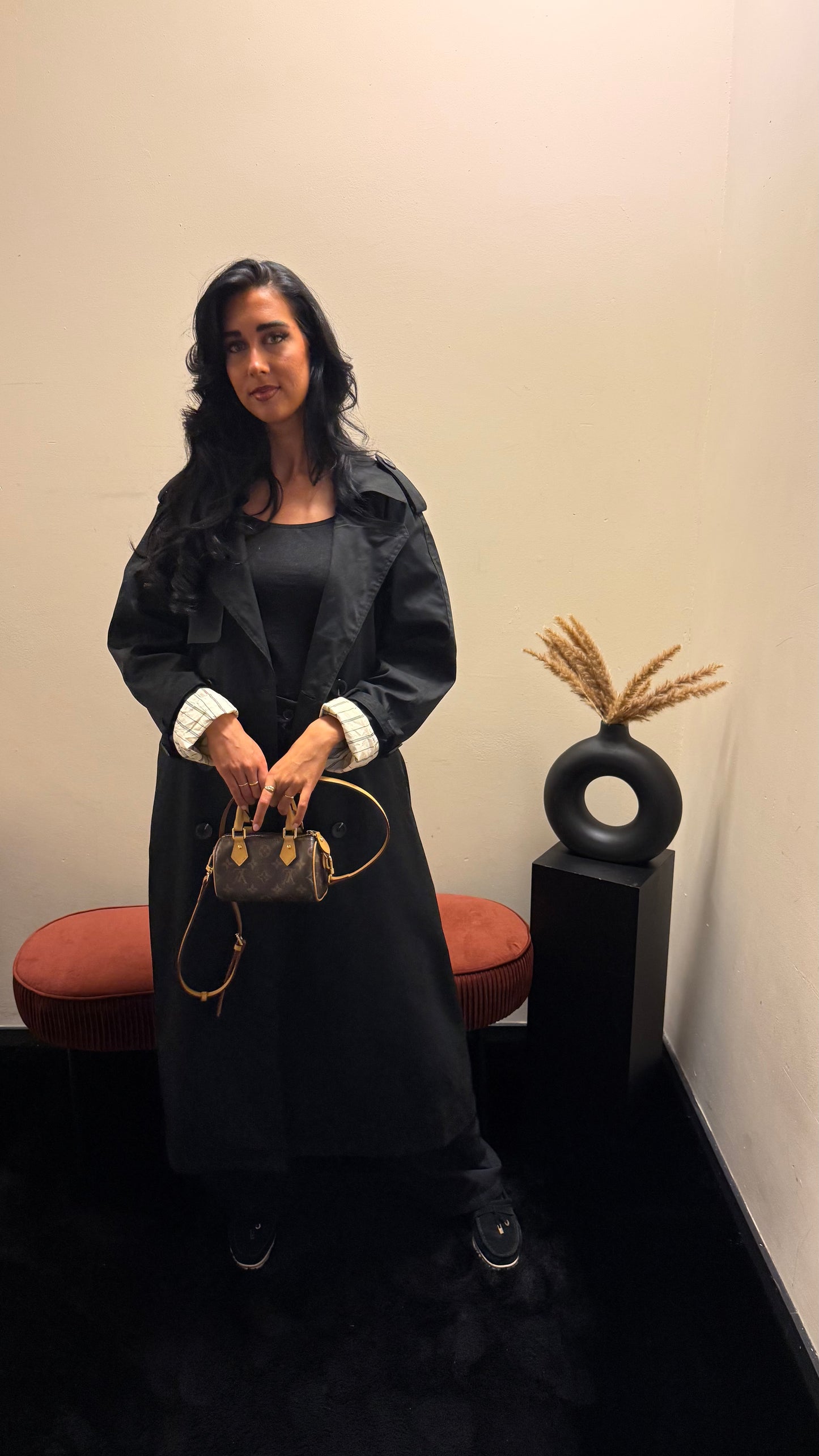 Cilla trenchcoat Black