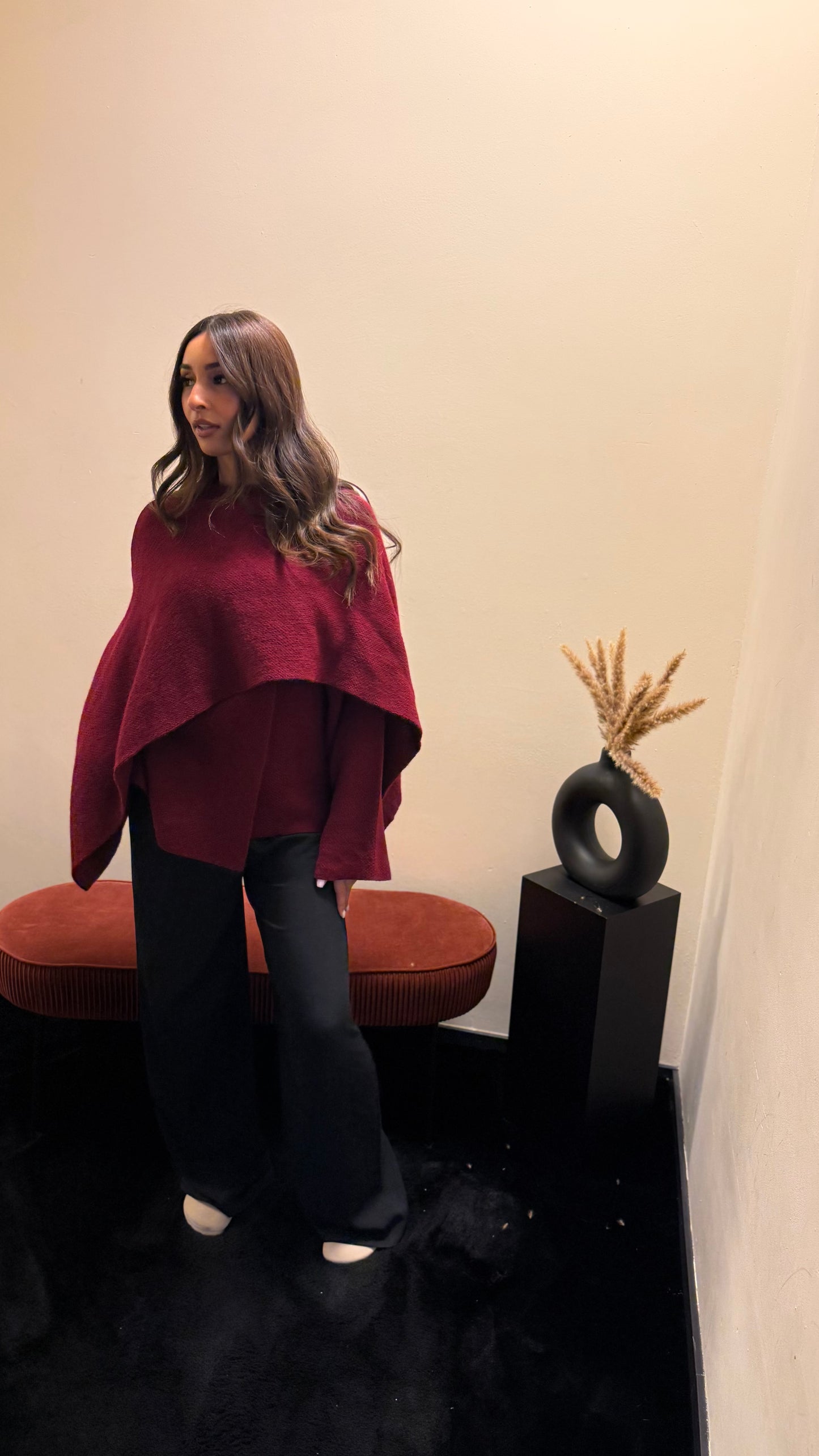 Elissa pullover Wine