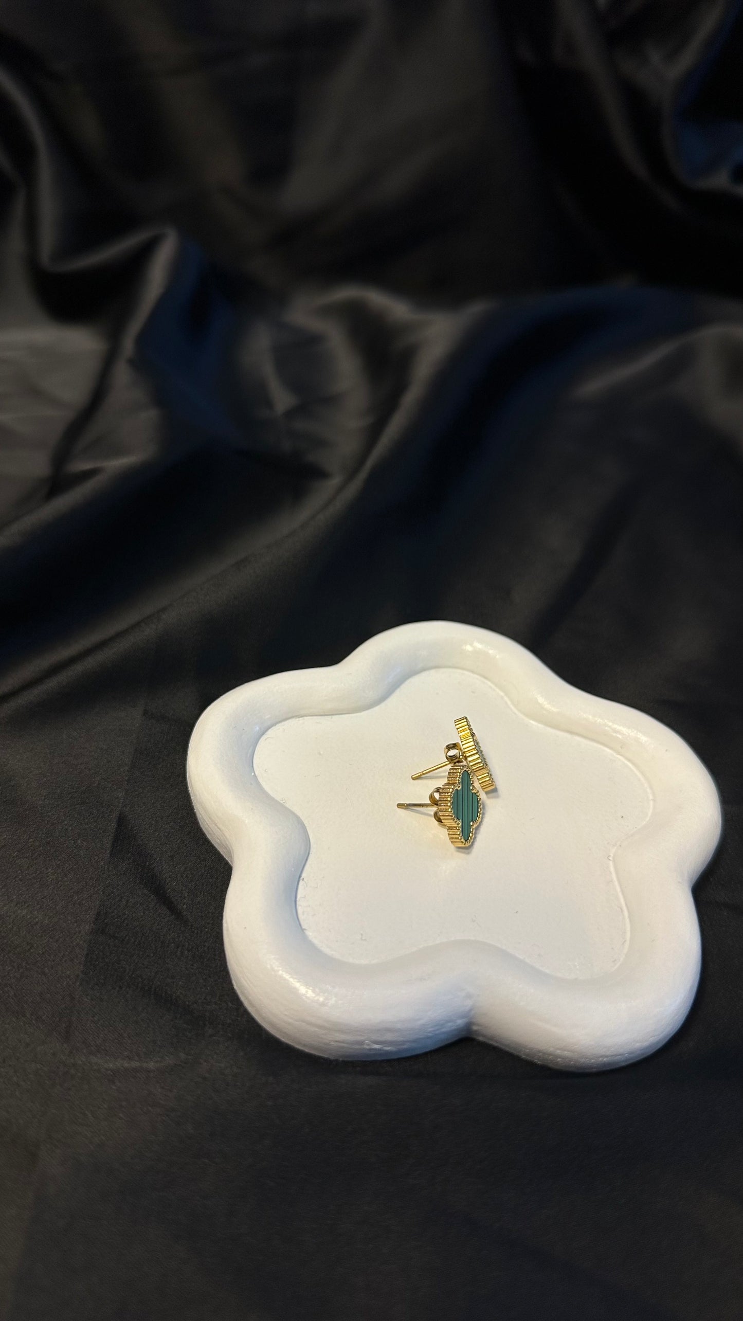 Yare earrings Green/Gold