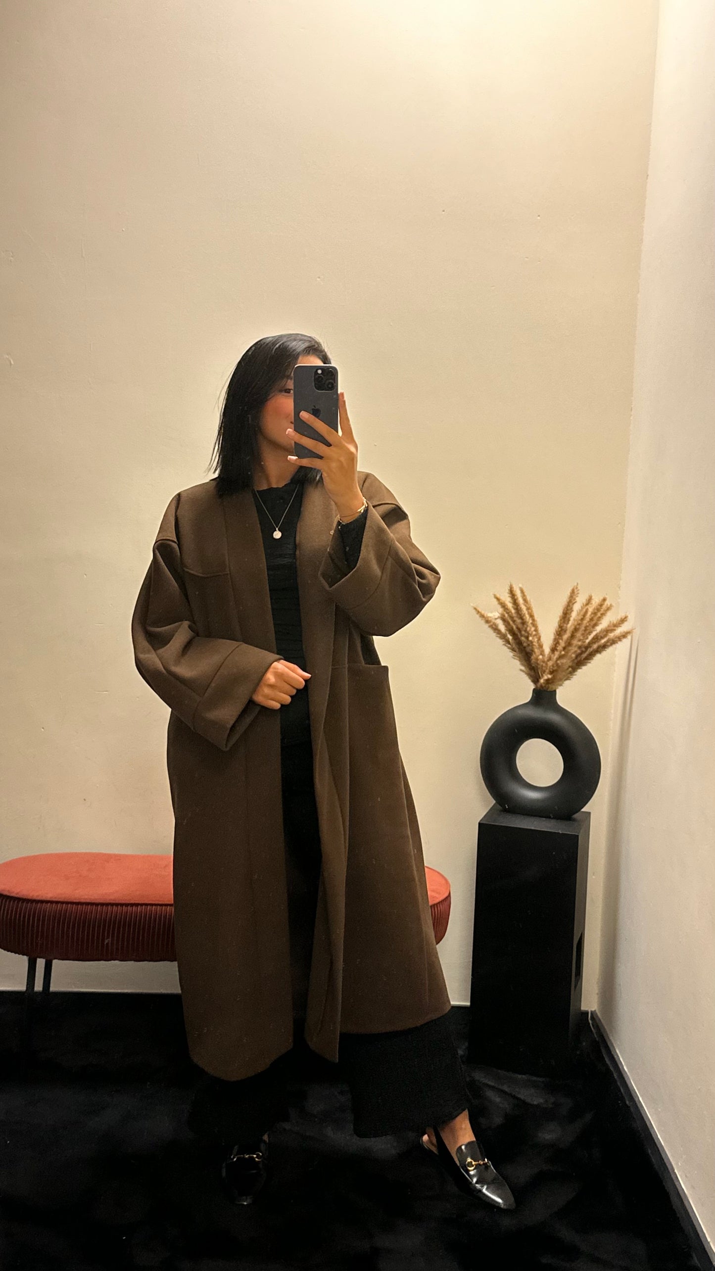 Noa coat brown