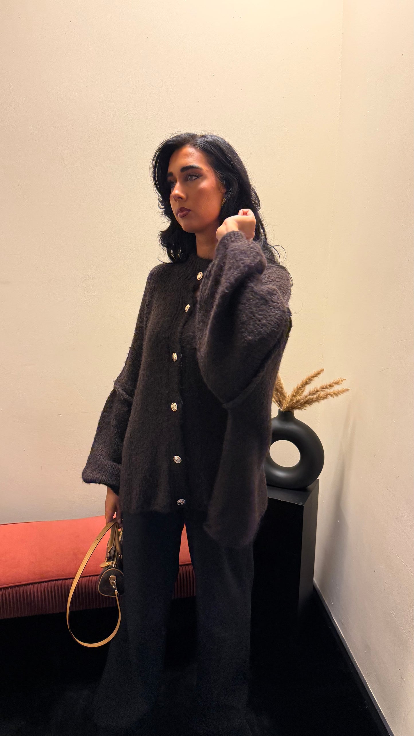 Zoë sweater Deep brown