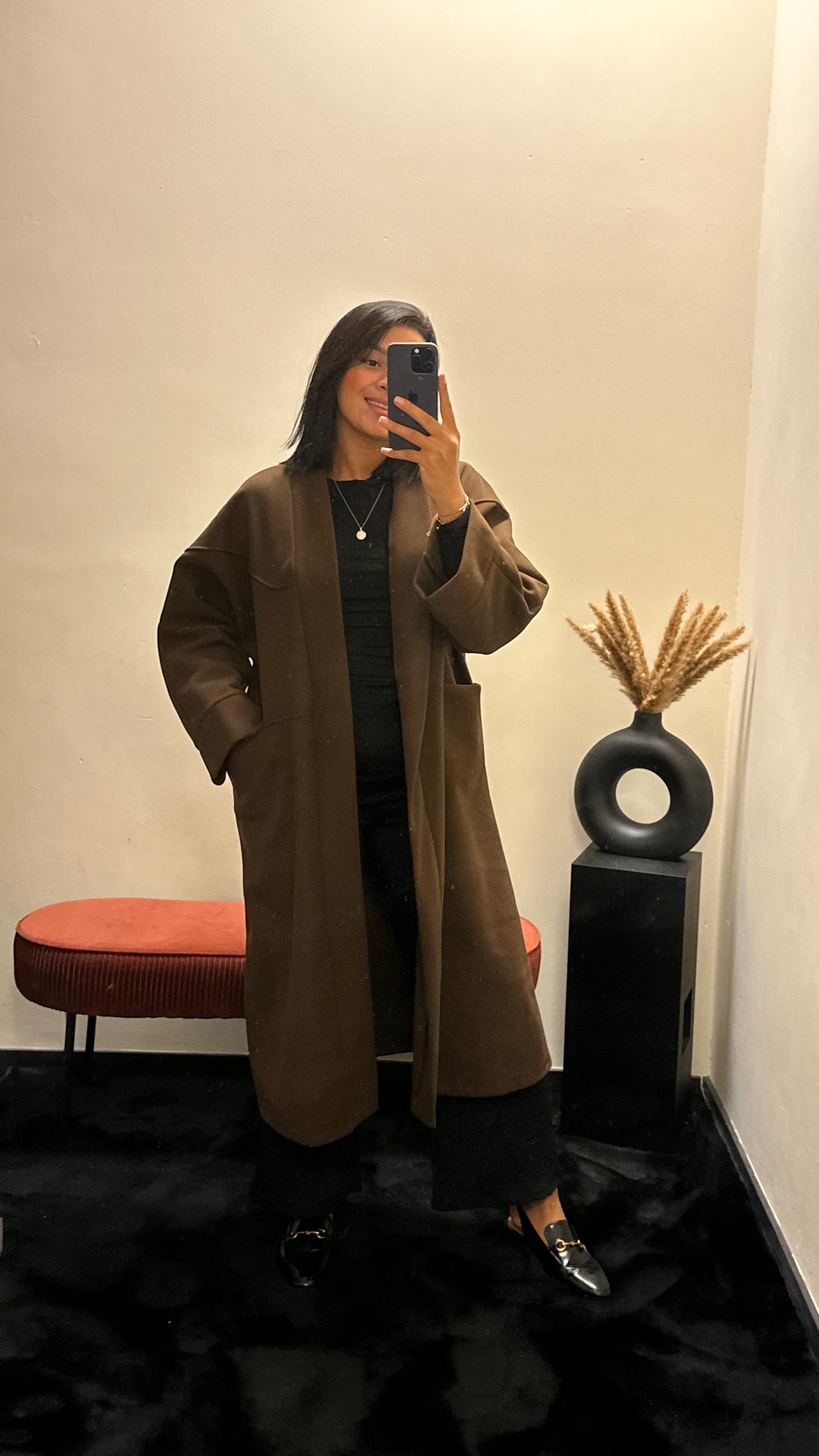 Noa coat brown