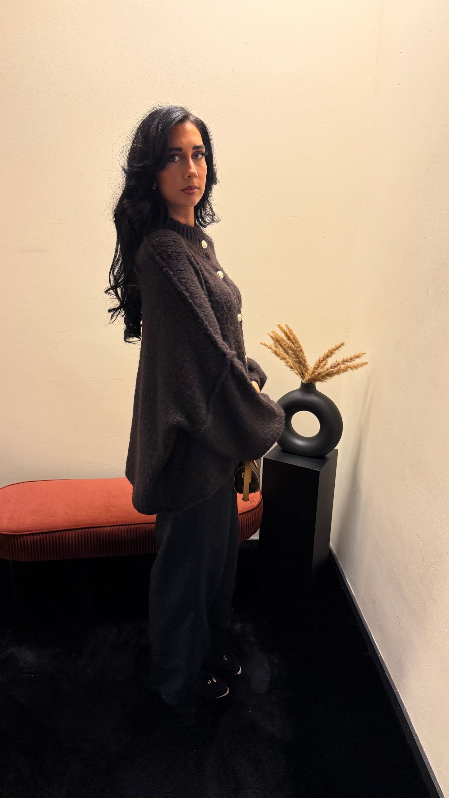 Zoë sweater Deep brown