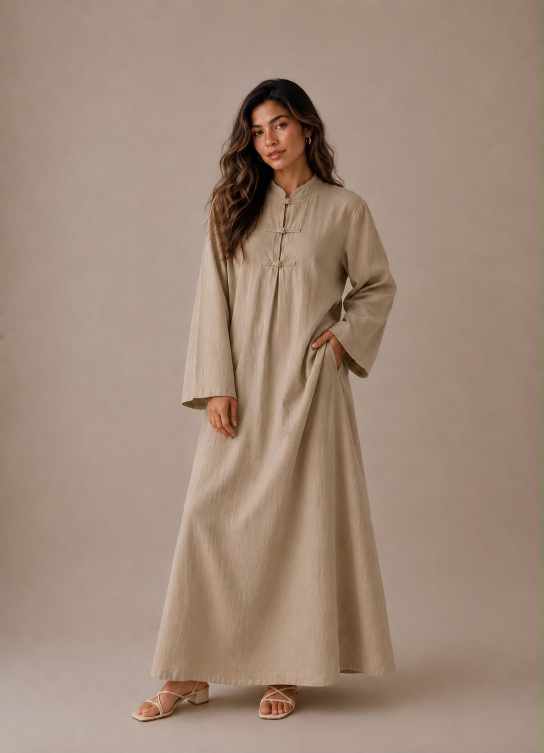 Amaya dress Taupe