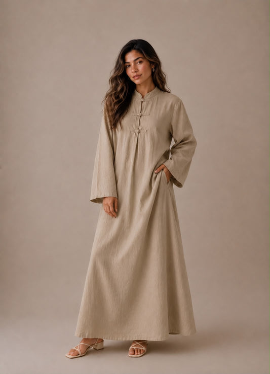 Amaya dress Taupe