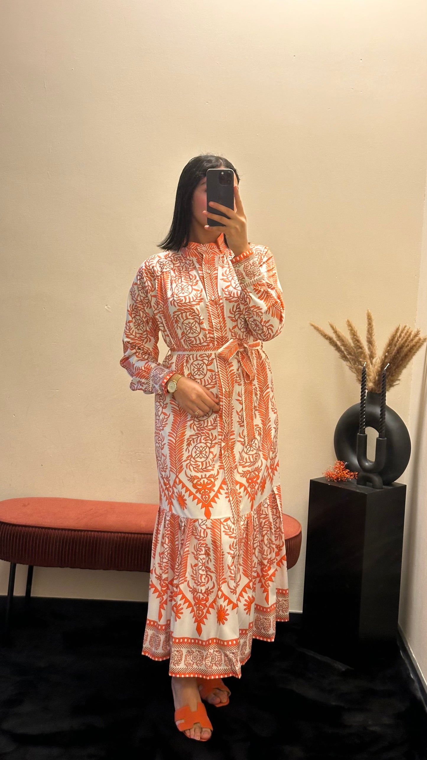 Helin dress Orange