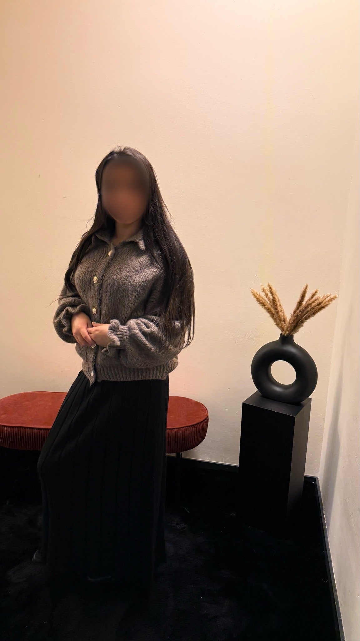 Zoë sweater Ruffel Mocha