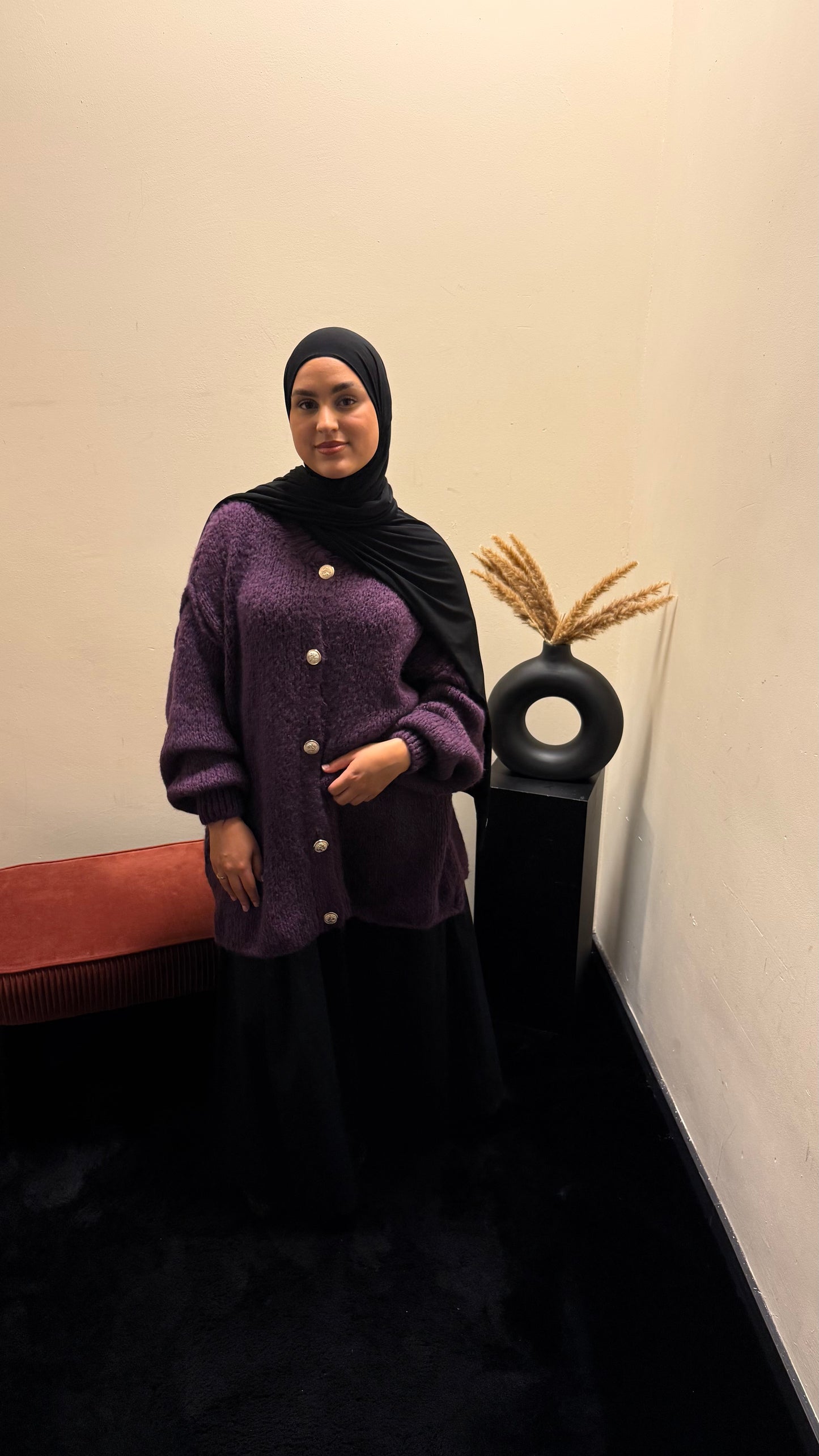 Zoë sweater Aubergine