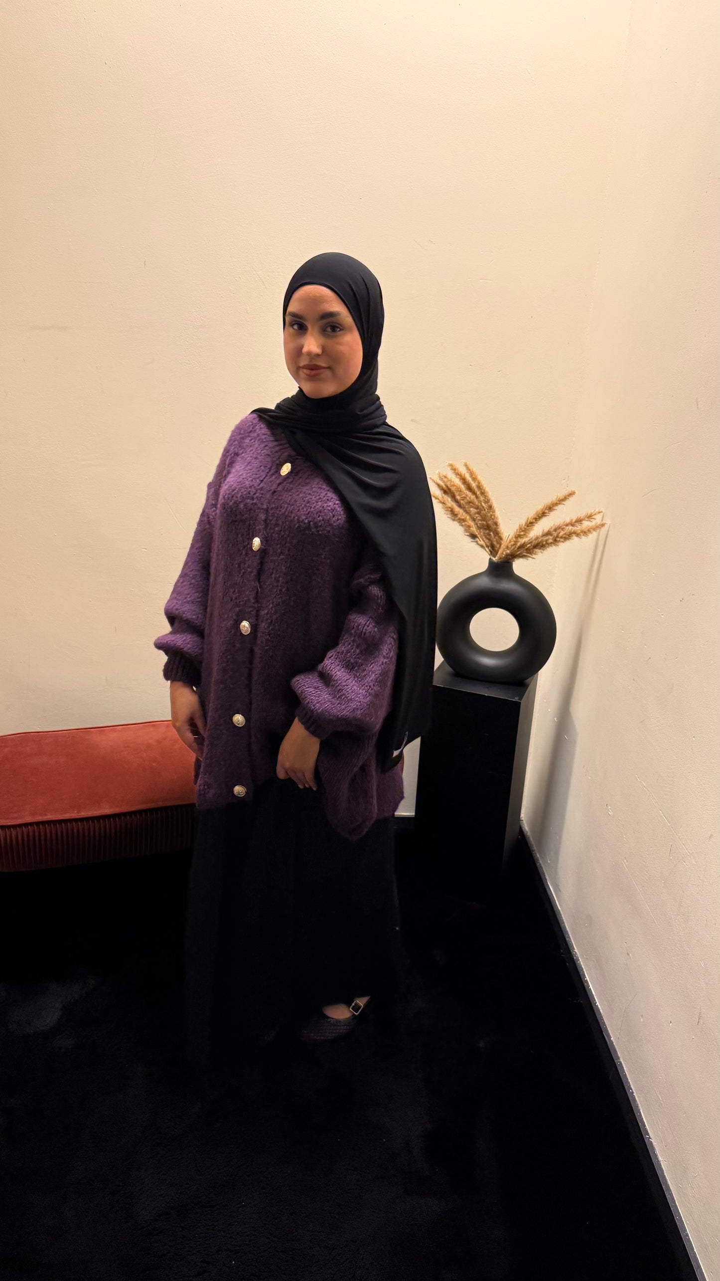 Zoë sweater Aubergine