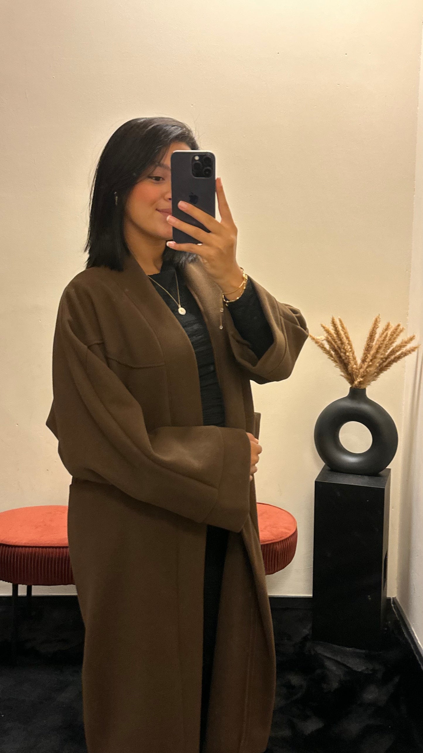 Noa coat brown