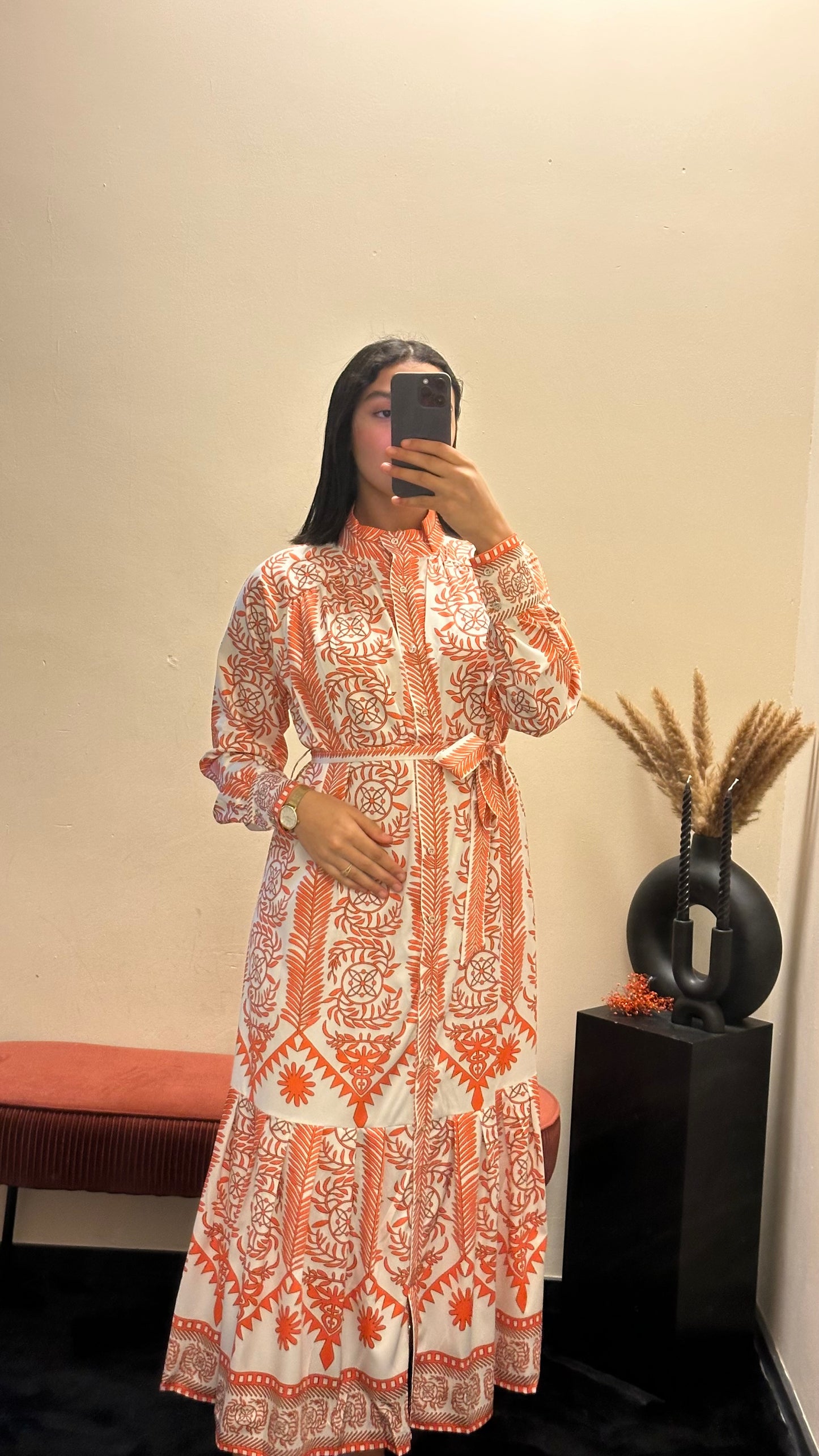 Helin dress Orange