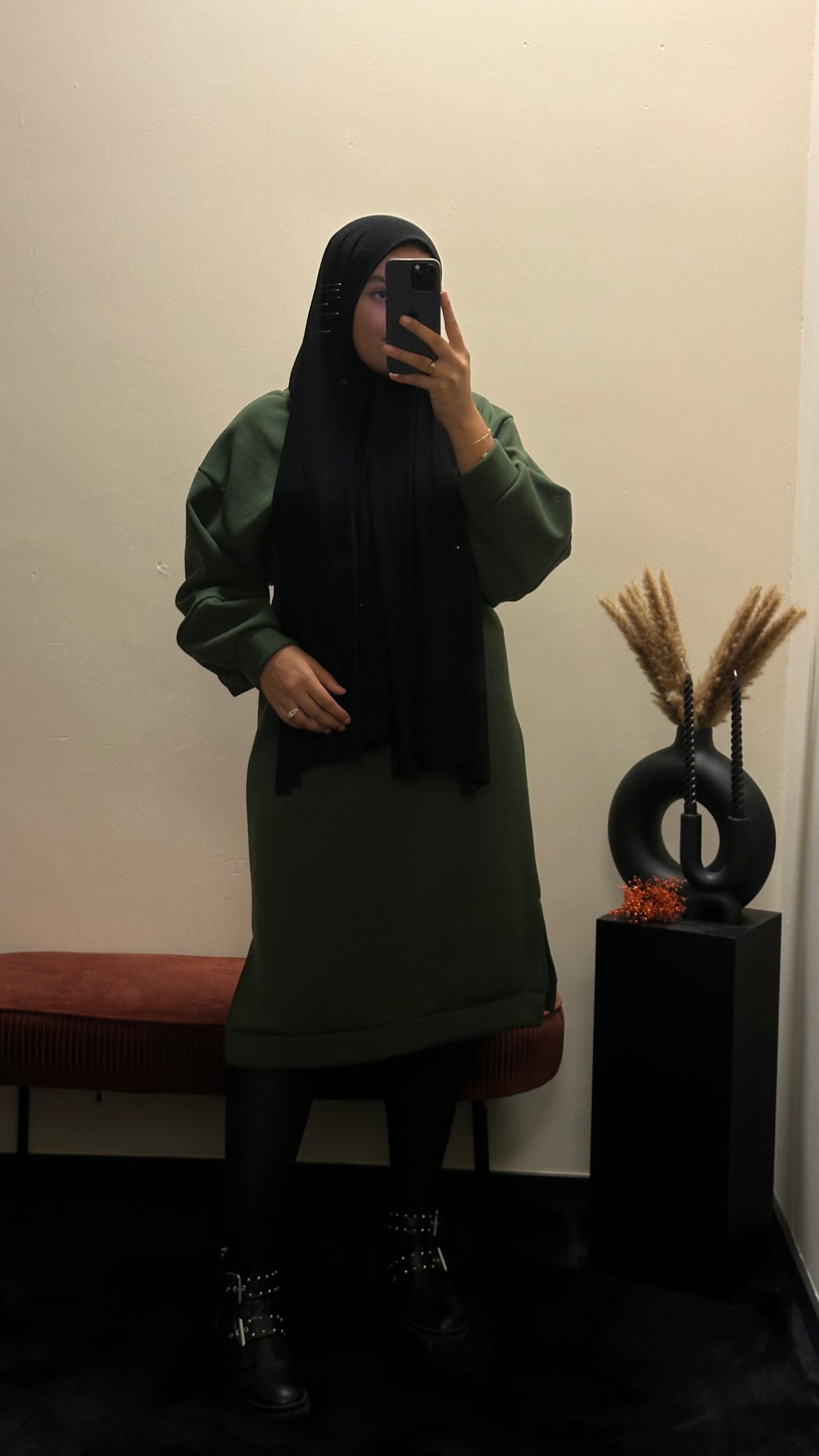 Ines dress green